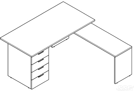 Office work desks producer_